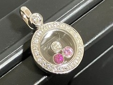 Collier pendentif rond en or