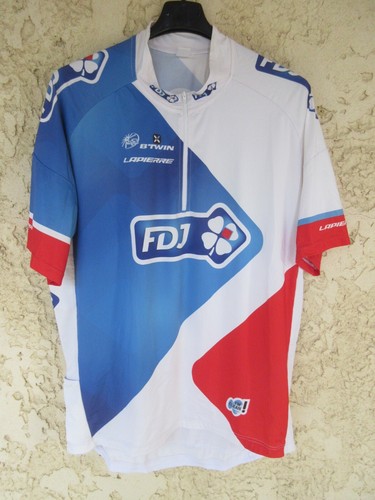 Maillot cycliste fdj twin - maillot, b'twin