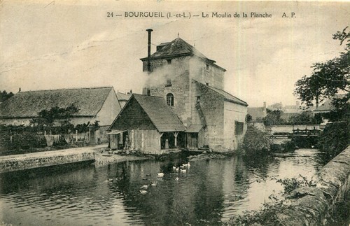 Carte bourgueil moulin - bourgueil,
