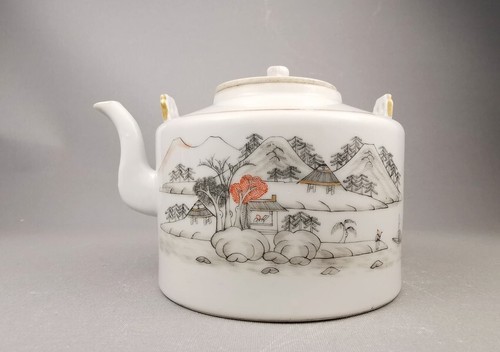 Chinese porcelain teapot chine - porcelain,