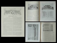 LA CONSTRUCTION MODERNE n°40 1905 EXPLOITATION AGRICOLE, FERME, DELORME