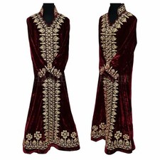 Femme Marocain Épais Velours