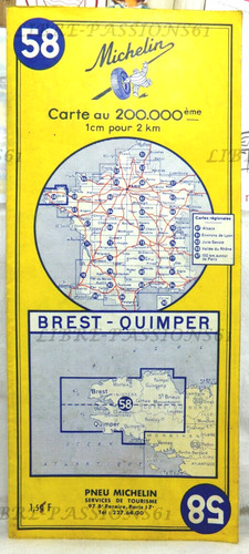 Carte routière michelin - carte,