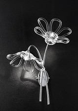 Applique Murale Classique Chrome Avec Cristal Transparent