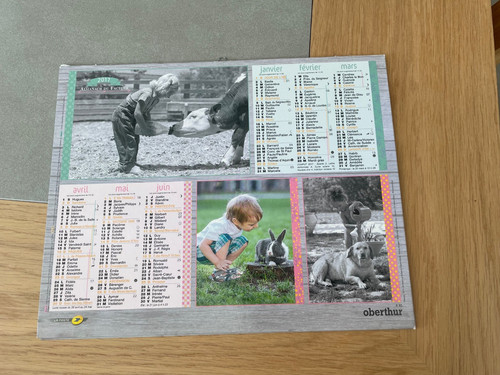 Calendrier almanach des - , postes