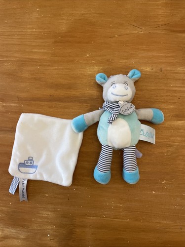 Peluche doudou vache ane - peluche,