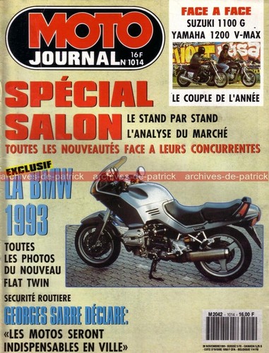 Moto journal 1014 yamaha 1200 - moto,