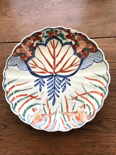 Plat imari porcelaine - plat,