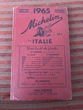 GUIDE MICHELIN ITALIE 1965