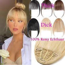 Bangs Fringe Topper Real Remy
