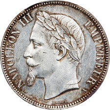 1868-A FRANCE NAPOLEON III