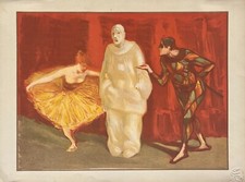 IBELS Henri-Gabriel - Lithographie L'estampe moderne le Mime Mime Show 1899