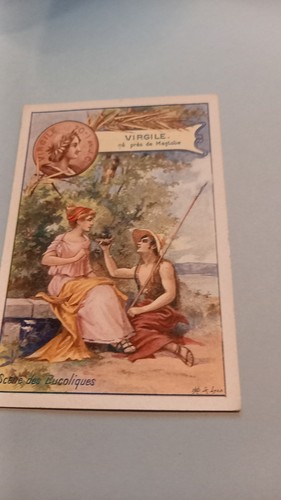 Chromo virgile scene - ,