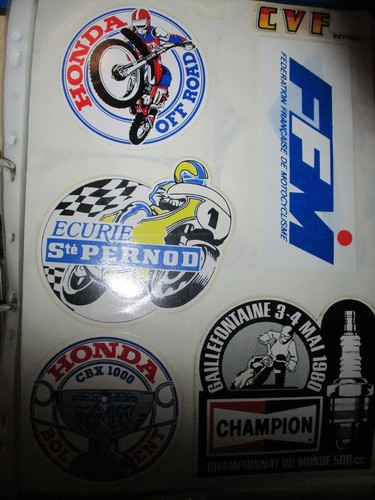 Autocollants moto honda - moto,