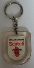 PORTE CLEFS : RUBANS ADHESIFS SCOTCH COLMAR 68 / HAUT-RHIN
