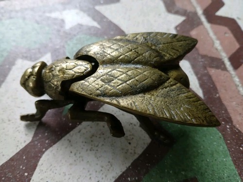 Cendrier vintage laiton - cendrier,