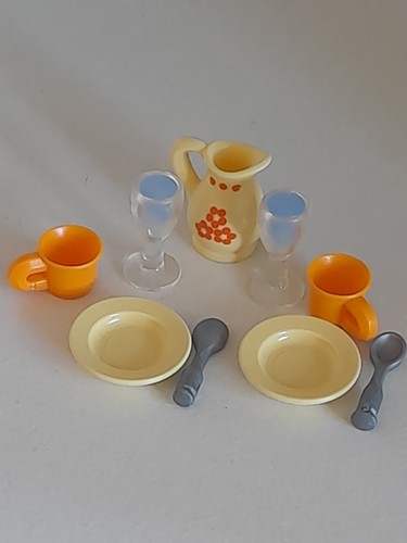 Playmobil lot vaisselle pour