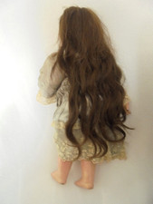 Perruque de poupée ancienne Cheveux super longs - naturels 