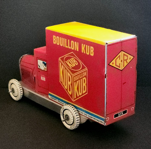 Jouet camionnette publicitaire - jouet,