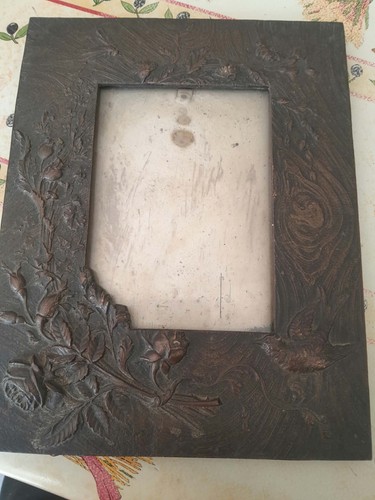Ancien cadre bronze ou - cadre,