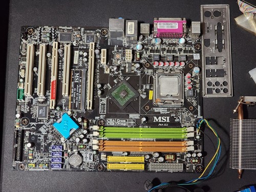 Msi p6n motherboard - with, intel