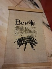 tableau décoration murale Affiche tissu parchemin sur le theme de la nature "l '