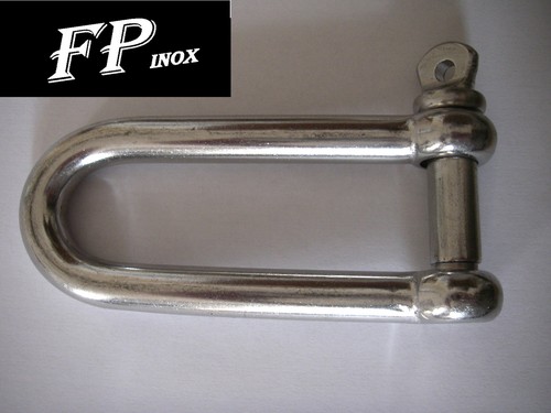 Manille longue 16mm libre - libre, inox