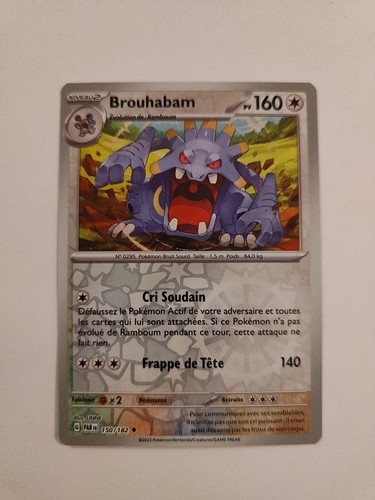 Carte pokémon brouhabam - carte,