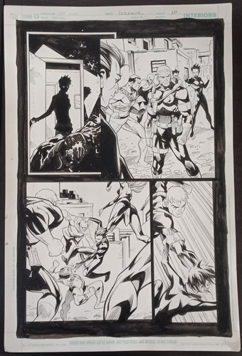 Planche originale bat girl - bat,