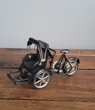 Vintage vélo taxi miniature - vintage,