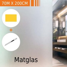 2 X Film pour vitrage - 70cm x 200cm - Anti Look - Statique - Film adhésif -