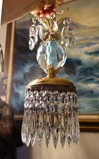 Vintage lantern crystal globe