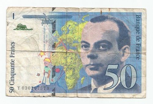 Billet france exupery - st, 50
