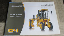 Catalogue,Brochure,Prospectus  Tracteur enjambeur GRÉGOIRE  G4 - 200