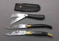 Lot de 3 couteaux anciens , dont 2 Laguiole 440 et 1 Furax - A restaurer