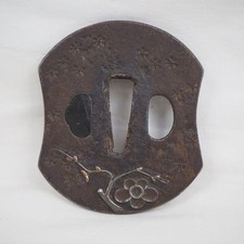Épée japonaise Tsuba Edo fer