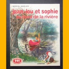 JEAN-LOU ET SOPHIE AU BORD DE LA RIVIÈRE Marcel Marlier 1985