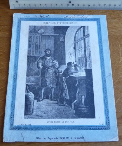 Ancien protège cahier - ancien, protège-cahier
