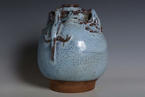 Pot vase fleurs tritons - vase,