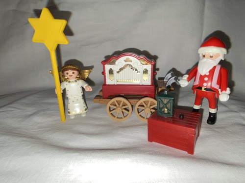 Playmobil père noël ange - père,