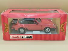 1/16 (no 1/18) Porsche 911 Cabriolet Rouge 1989 Tonka Polistil Made in Italy