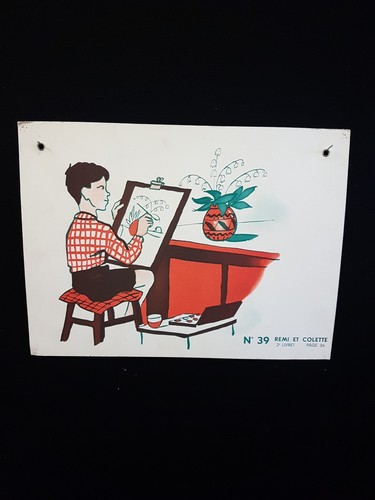 Affiche scolaire double - , face