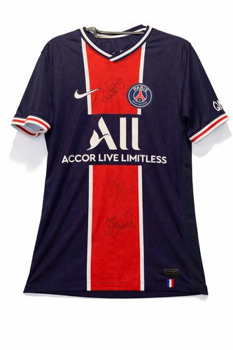 Maillot psg signé par - , 3