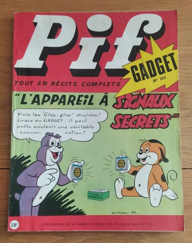 Pif gadget 154 - gadget, (