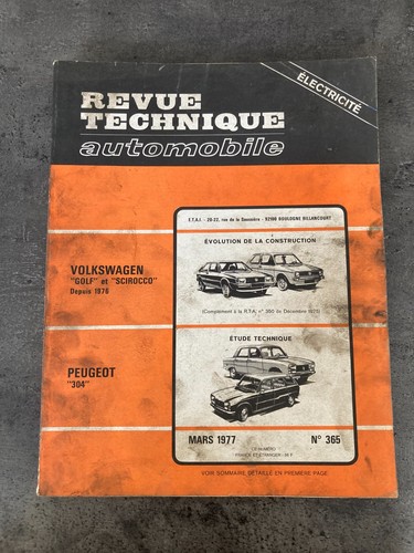 Rta revue technique - revue, n°365