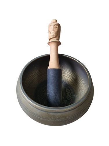 Ancien bol chantant tibétain - bol,