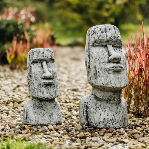 Lot moai steinkopf île - moai,