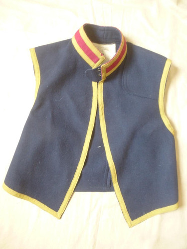 Gilet drap laine zouave - gilet,