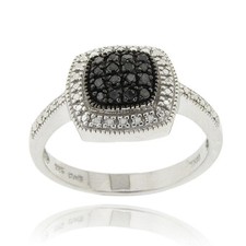 Argent Sterling 1/5ct Tdw