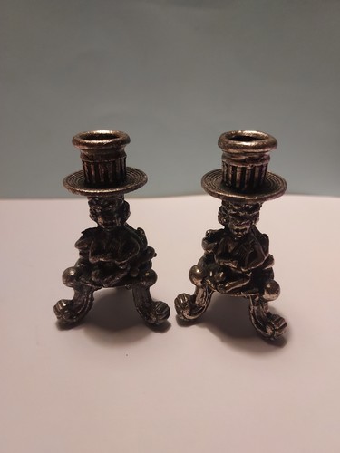 Anciens bougeoirs miniatures - anciens,